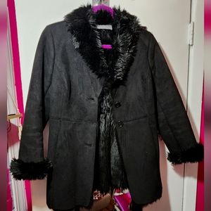 Ann Taylor Petites Faux Fur Coat